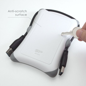 Външен твърд диск SILICON POWER Armor A30 1TB White