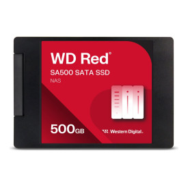 Вътрешен SSD диск WESTERN DIGITAL Red SSD SA500 NAS 500GB 2.5 inch SATA III 6 Gb/s internal single-packed