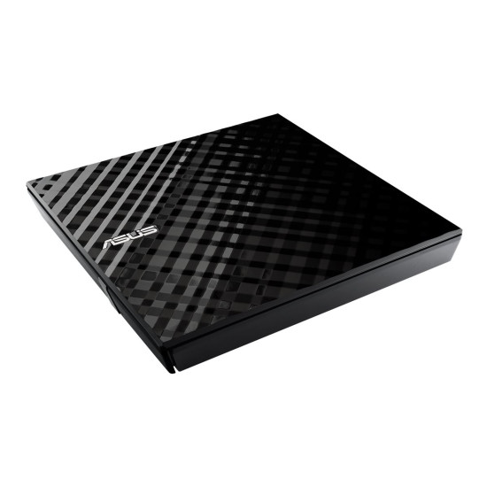 Оптично устройство ASUS SDRW-08D2S-U Lite ext.Slim DVD Writer 8x DVD±R 6x DVD±R DL 5x DVD-RAM USB 2.0 incl.Cyberlink Power2Go black