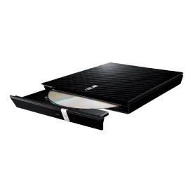 Оптично устройство ASUS SDRW-08D2S-U Lite ext.Slim DVD Writer 8x DVD±R 6x DVD±R DL 5x DVD-RAM USB 2.0 incl.Cyberlink Power2Go black