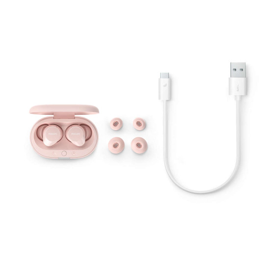 Безжични слушалки Philips TAT1209PK/00, Розови