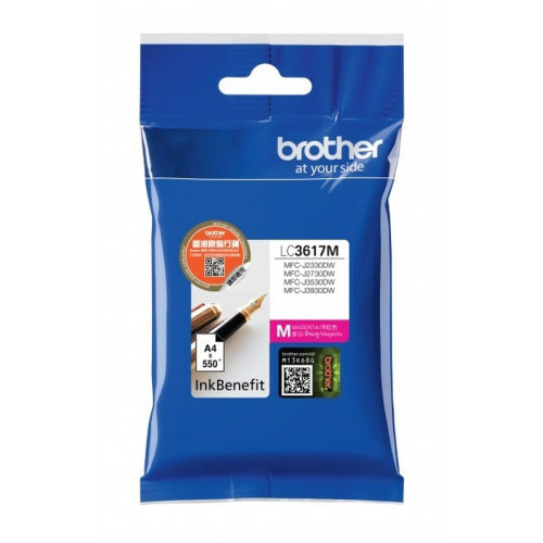 Мастило BROTHER LC3617M Ink Magenta ptr MFCJ2330/MFCJ3530/MFCJ3590 - 550 pagini