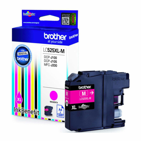 Мастило BROTHER LC525XLM Ink Magenta
