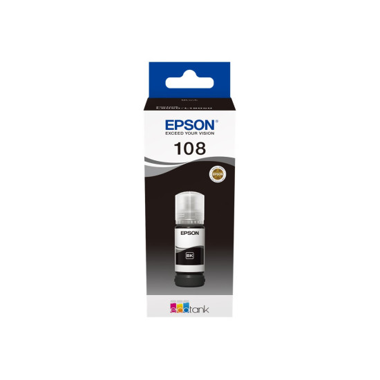 Мастило EPSON1LB 108 EcoTank Black Ink Bottle