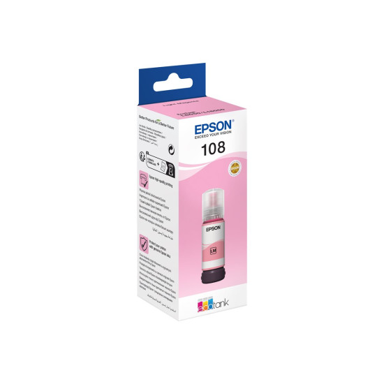 Мастило EPSON1LB 108 EcoTank Light Magenta Ink Bottle