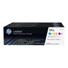 Тонер касета HP 131A original Toner cartridge U0SL1AM cyan magenta yellow standard capacity 3 x 1.800 pages 3-pack