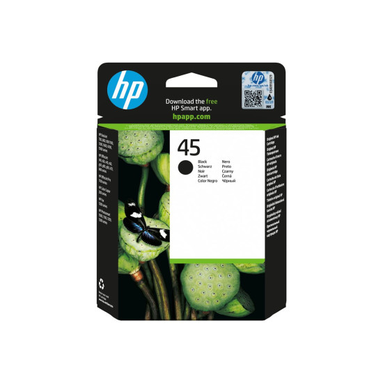 Мастило HP 45 original Ink cartridge 51645AE black high capacity 42ml 930 pages 1-pack