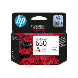 Мастило HP 650 original Ink cartridge CZ102AE BHK tri-colour standard capacity 200 pages 1-pack