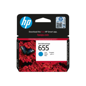 Мастило HP 655 original Ink cartridge CZ110AE BHK cyan standard capacity 600 pages 1-pack