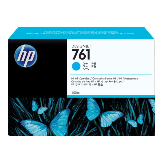 Мастило HP 761 Cyan (400 ml) CM994A
