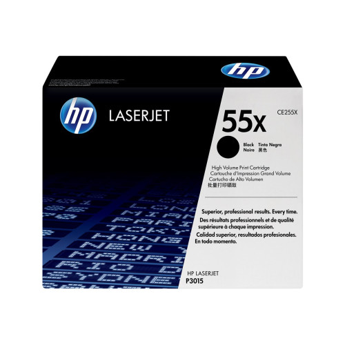 Тонер касета HP original LaserJet Toner cartridge CE255X black standard capacity 12.500 pages 1-pack