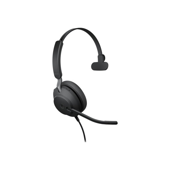 Слушалки JABRA Evolve2 40 USB-A MS Mono Headset