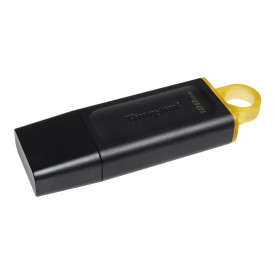 Флаш памет Kingston DataTraveler Exodia, 128GB, USB3.2 Gen1, Black + Yellow
