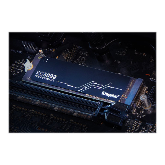 Вътрешен SSD диск KINGSTON KC3000 512GB PCIe 4.0 NVMe M.2 SSD