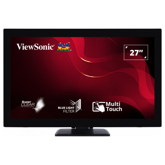 Монитор VIEWSONIC TD2760 27 inch 16:9 1920 x 1080 SuperClear VA 10 points projected capacitive touch monitor with VGA HDMI DP