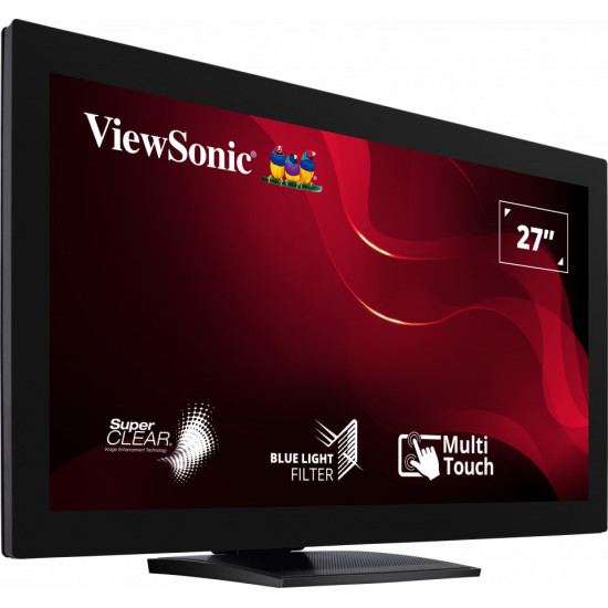 Монитор VIEWSONIC TD2760 27 inch 16:9 1920 x 1080 SuperClear VA 10 points projected capacitive touch monitor with VGA HDMI DP