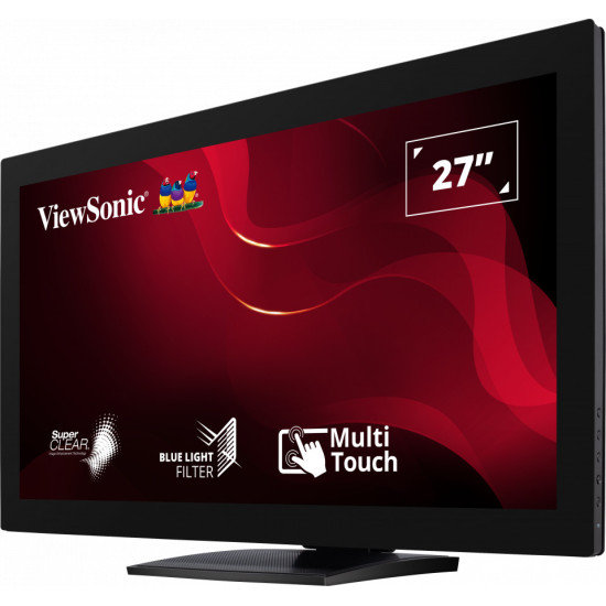 Монитор VIEWSONIC TD2760 27 inch 16:9 1920 x 1080 SuperClear VA 10 points projected capacitive touch monitor with VGA HDMI DP