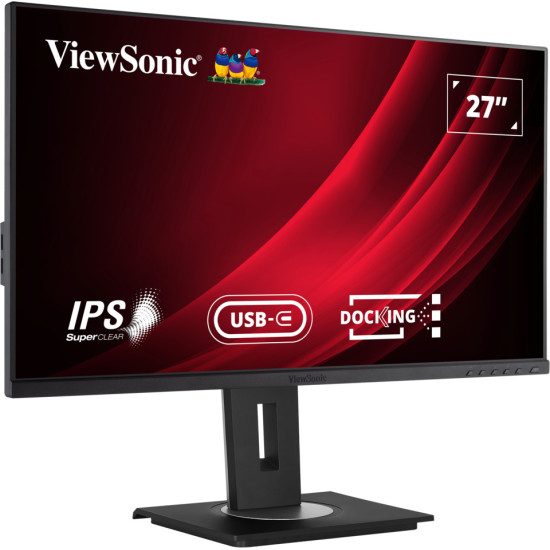 Монитор VIEWSONIC VG2756-2K 27 inch 16:9 QHD 2560x1440 Frameless SuperClear IPS LED Monitor with 5ms HDMI DipsplayPort