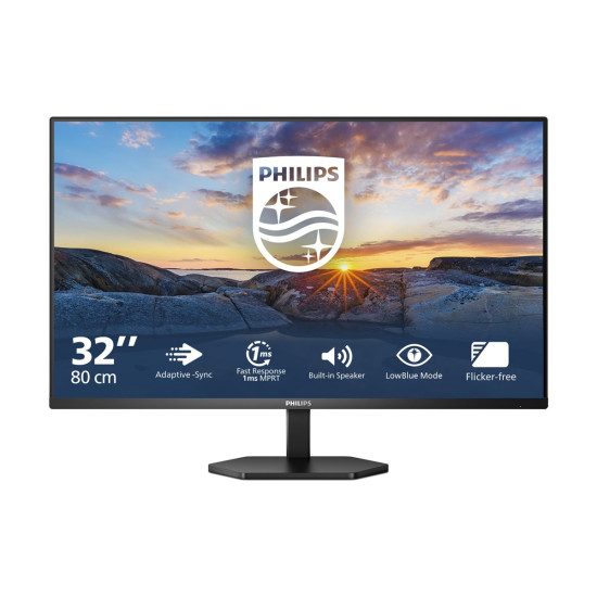 Монитор PHILIPS 32E1N3100LA/00 31.5 inch 1920x1080 VA 16:9 HDMI D-Sub Black
