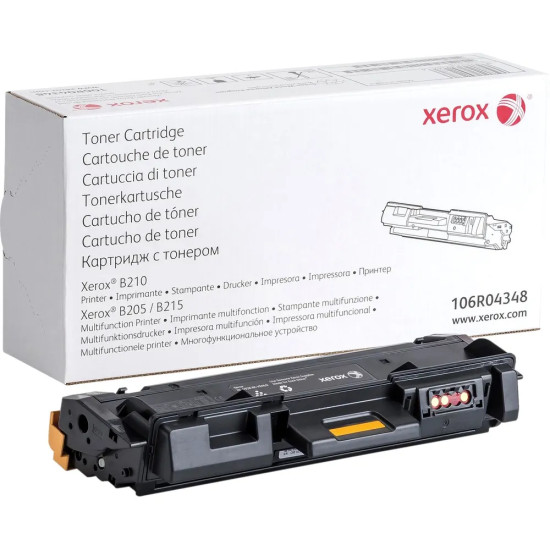 Тонер касета XEROX 106R04348 Toner black B210/B205/B215 3 000 pgs Тонер касета XEROX 106R04348 Toner black B210/B205/B215 3 000 pgs