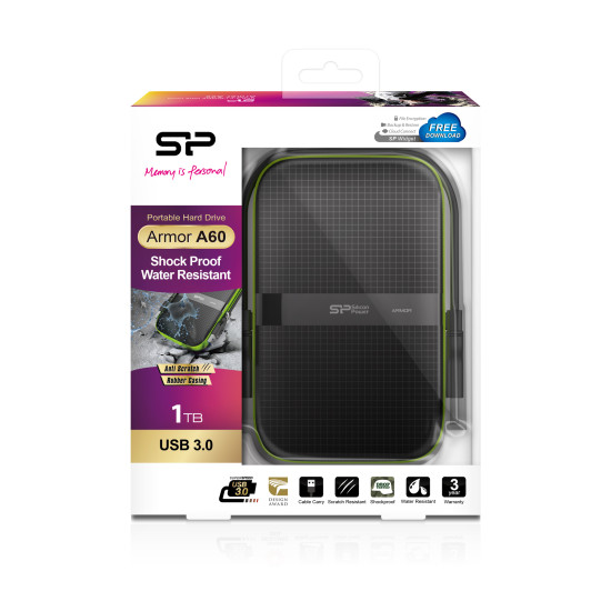 Външен твърд диск SILICON POWER Armor A60 1TB