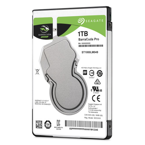 Вътрешен твърд диск SEAGATE Barracuda 1TB HDD SATA 6Gb/s 7200rpm 6.4cm 2.5 inch 128Mb cache BLK