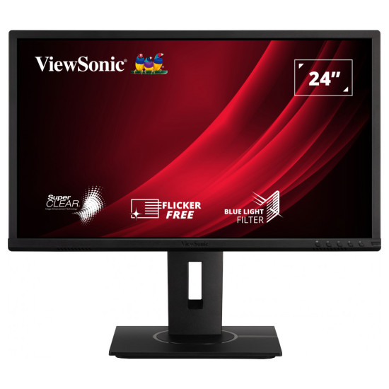 Монитор VIEWSONIC VG2440 24 inch Monitor 16:9 1920x1080 FHD SuperClear VGA HDMI DipsplayPort USB