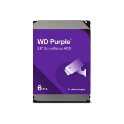 Вътрешен твърд диск WESTERN DIGITAL Purple 6TB SATA HDD 3.5 inch internal 256MB Cache