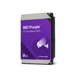 Вътрешен твърд диск WESTERN DIGITAL Purple 8TB SATA HDD 6Gb/s CE 3.5 inch