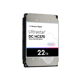 Вътрешен твърд диск WESTERN DIGITAL Ultrastar DC HC570 HDD 3.5 inch 26.1MM 22000GB 512MB 7200RPM SATA ULTRA 512E SE NP3