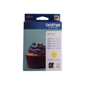 Мастило BROTHER LC123Y Ink yellow ptr MFCJ4410DW/MFCJ4510DW - 600 pagini