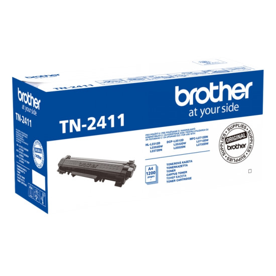 Тонер касета BROTHER TN2411 Toner black - 1.200 pagini