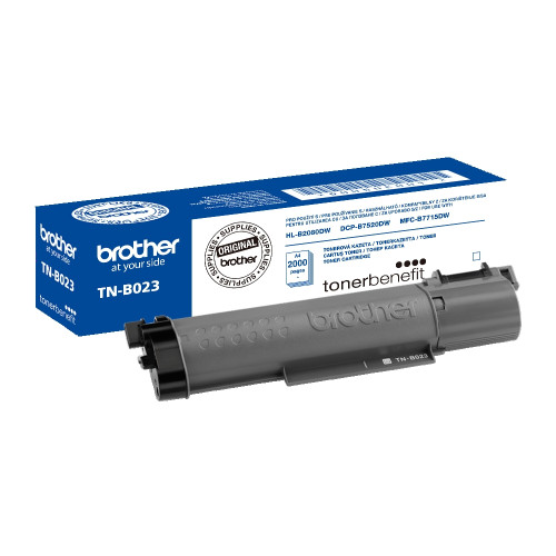 Тонер касета BROTHER TNB023 Toner black - 2.000 pagini HL-B2080DW DCP-B7520DW MFC-B7715DW