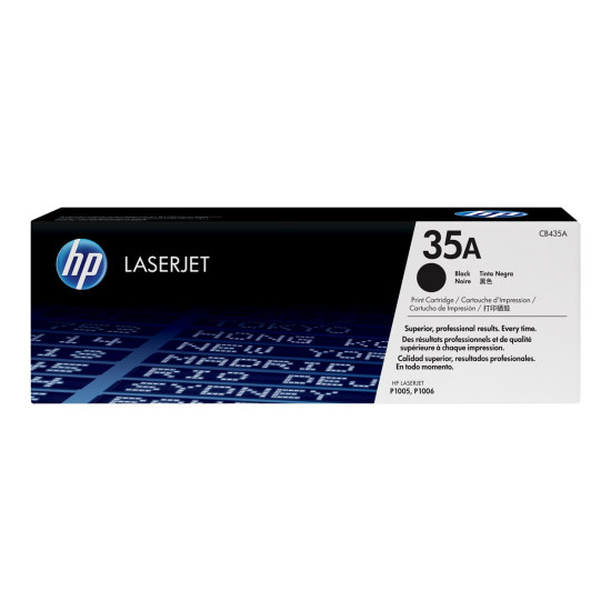 Тонер касета HP 35A original LaserJet Toner cartridge CB435A black standard capacity 1.500 pages 1-pack
