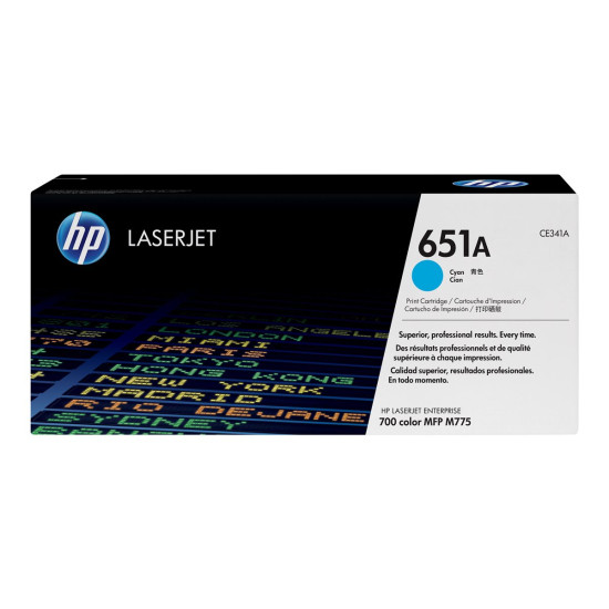 Тонер касета HP 651A original Toner cartridge CE341A cyan standard capacity 16.000 pages 1-pack