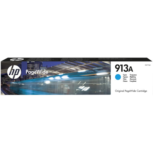 Мастило HP 913A original cyan PageWide cartridge F6T77AE