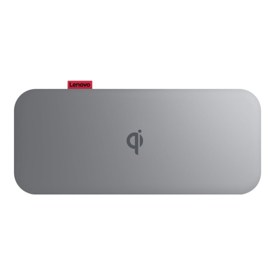Външна батерия LENOVO Go USB-C Mobile Power Bank, 10000mAh, Qi Wireless