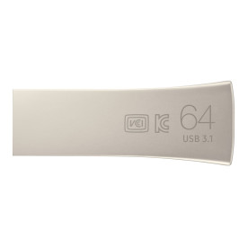 Флаш памет SAMSUNG BAR Plus 64GB USB 3.1 Champagne Silver