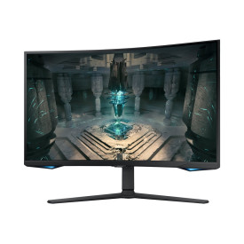 Монитор SAMSUNG LS32BG650EUXEN 32 inch VA QHD Curved 16:9 240Hz 350cd/m2 1ms GTG 2xHDMI 2.1 DP USB HUB BT LAN Wi-Fi HAS Black