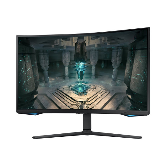 Монитор SAMSUNG LS32BG650EUXEN 32 inch VA QHD Curved 16:9 240Hz 350cd/m2 1ms GTG 2xHDMI 2.1 DP USB HUB BT LAN Wi-Fi HAS Black