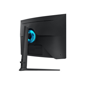 Монитор SAMSUNG LS32BG650EUXEN 32 inch VA QHD Curved 16:9 240Hz 350cd/m2 1ms GTG 2xHDMI 2.1 DP USB HUB BT LAN Wi-Fi HAS Black