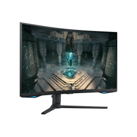 Монитор SAMSUNG LS32BG650EUXEN 32 inch VA QHD Curved 16:9 240Hz 350cd/m2 1ms GTG 2xHDMI 2.1 DP USB HUB BT LAN Wi-Fi HAS Black