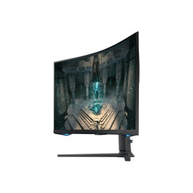 Монитор SAMSUNG LS32BG650EUXEN 32 inch VA QHD Curved 16:9 240Hz 350cd/m2 1ms GTG 2xHDMI 2.1 DP USB HUB BT LAN Wi-Fi HAS Black