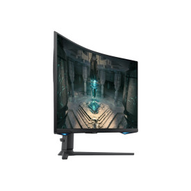 Монитор SAMSUNG LS32BG650EUXEN 32 inch VA QHD Curved 16:9 240Hz 350cd/m2 1ms GTG 2xHDMI 2.1 DP USB HUB BT LAN Wi-Fi HAS Black