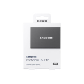 Външен SSD диск SAMSUNG T7 1TB USB 3.2 Gen 2 Titan Grey