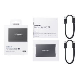 Външен SSD диск SAMSUNG T7 1TB USB 3.2 Gen 2 Titan Grey