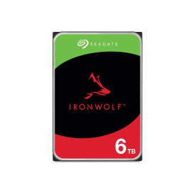Вътрешен твърд диск SEAGATE NAS HDD 6TB IronWolf 5400rpm 6Gb/s SATA 256MB cache 3.5 inch