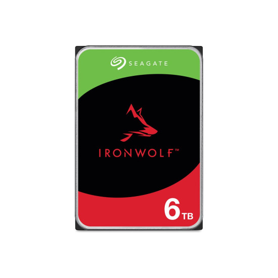 Вътрешен твърд диск SEAGATE NAS HDD 6TB IronWolf 5400rpm 6Gb/s SATA 256MB cache 3.5 inch