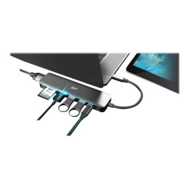 Докинг станция SILICON POWER Boost SU20 Docking station 7in1 USB USB-C HDMI SD card