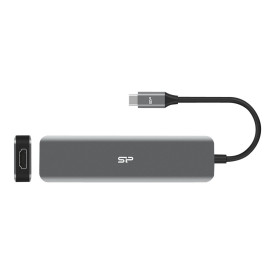 Докинг станция SILICON POWER Boost SU20 Docking station 7in1 USB USB-C HDMI SD card
